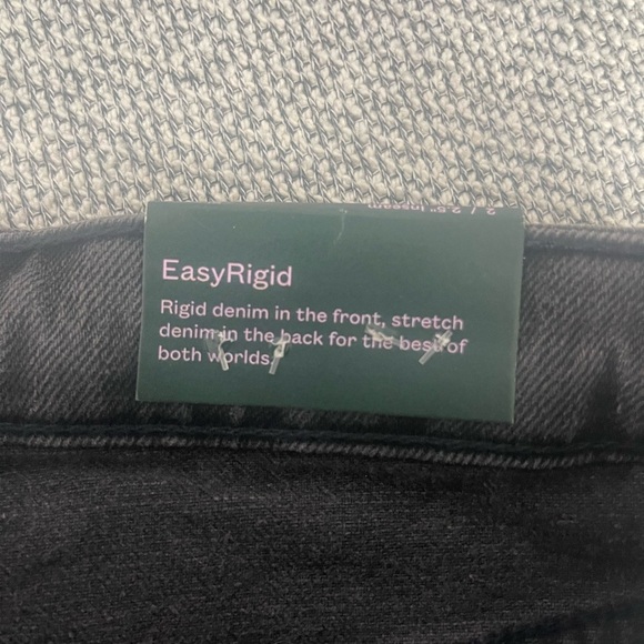 Wild Fable Black Jean Shorts Distressed Frayed Hem - Picture 5 of 11